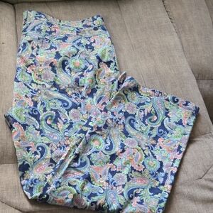 Jones New York Sport Paisley Print Pants